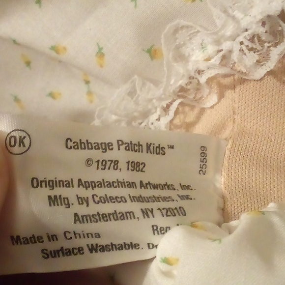 Vintage Cabbage Patch Kid 1985 W Xavier Roberts Signature - Joycelyn Alice - Picture 12 of 17